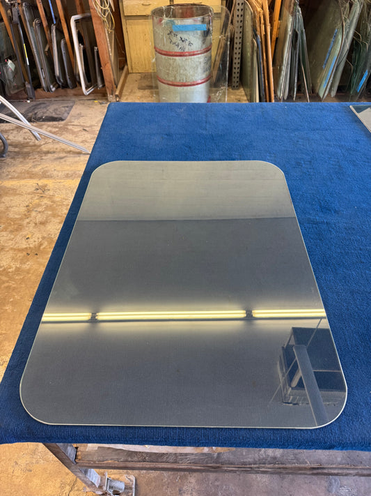 CAT 613B 613C 615 615C Scraper Windshield Glass Green Laminated